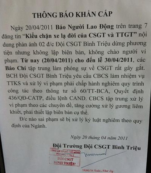 Biển báo, cảnh báo hài hước chỉ có ở Việt Nam
