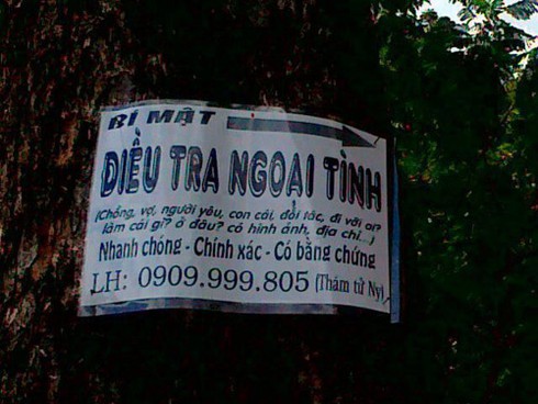 Biển báo, cảnh báo hài hước chỉ có ở Việt Nam