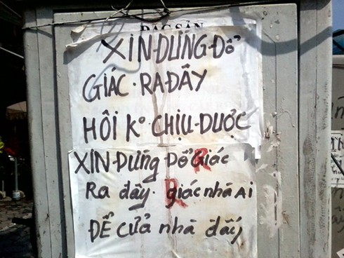 Biển báo, cảnh báo hài hước chỉ có ở Việt Nam