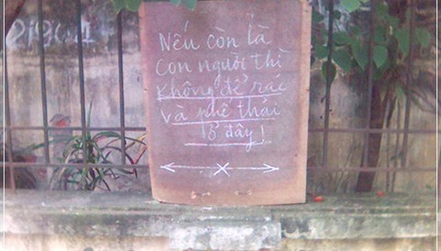 Biển báo, cảnh báo hài hước chỉ có ở Việt Nam