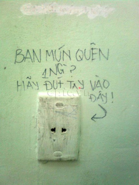 Biển báo, cảnh báo hài hước chỉ có ở Việt Nam