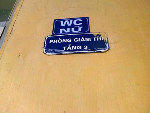 Biển báo, cảnh báo hài hước chỉ có ở Việt Nam