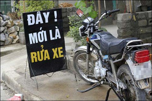 Biển báo, cảnh báo hài hước chỉ có ở Việt Nam