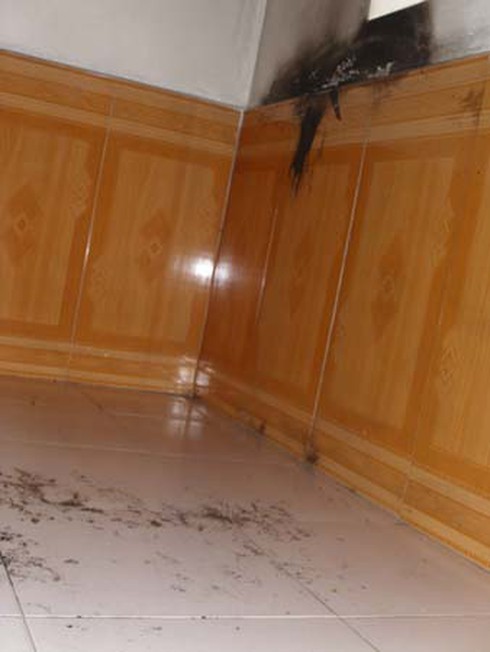 Xe đạp điện phát nổ trong nhà