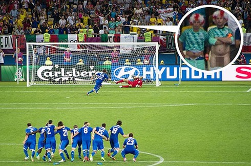 10 tình huống hài hước của EURO 2012