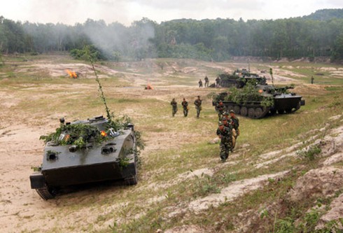 Bộ binh quân khu 9 'cơ động đột kích' với chiến xa lội nước