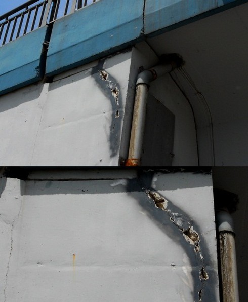 Cầu 350 tỷ đồng nứt mố sau hơn 1 năm sử dụng