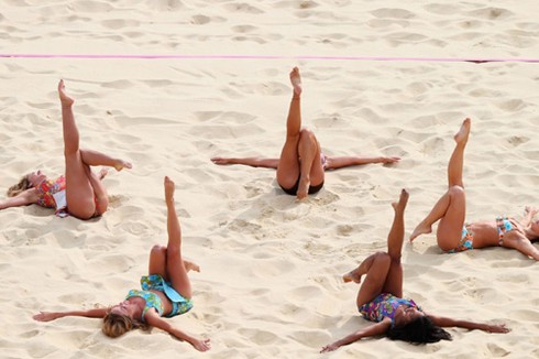 Hình ảnh ngày thi đấu đầu tiên ở Olympic 2012