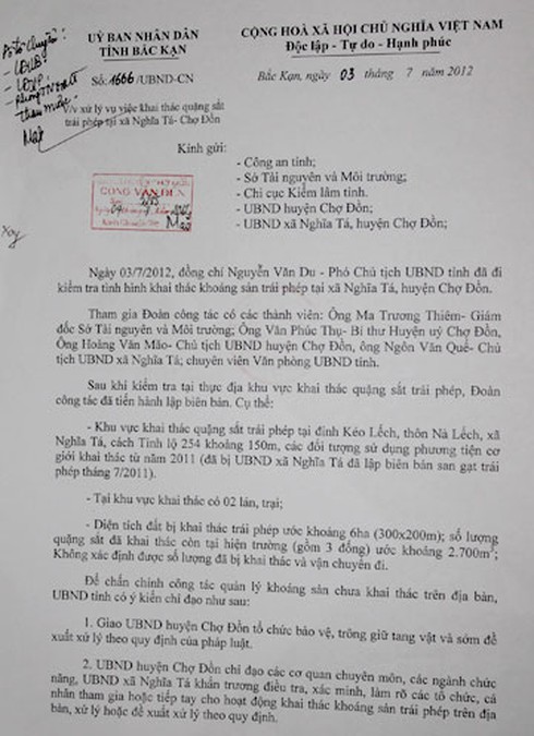 Vụ ăn cắp tài nguyên quốc gia: 'Quặng tặc' bỏ trốn