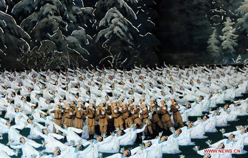 Triều Tiên thực hiện màn đồng diễn lớn nhất thế giới