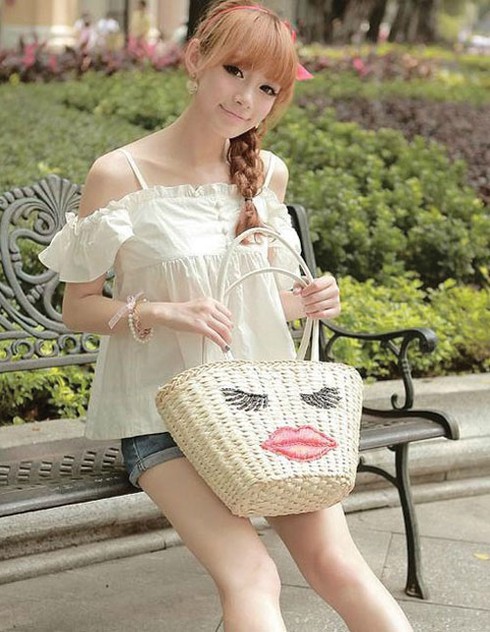 Túi cói đáng yêu cho cô nàng dễ thương