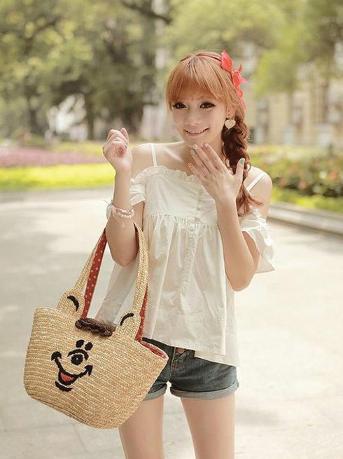 Túi cói đáng yêu cho cô nàng dễ thương