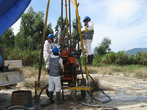 Sen vẫn nở trong điểm nhiễm độc dioxin cạnh sân bay Đà Nẵng