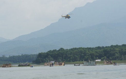 Quân đội diễn tập cứu hộ cứu nạn quy mô lớn