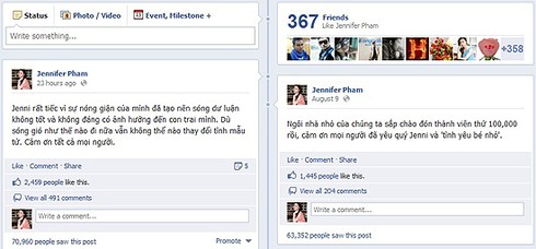 Jennifer Phạm thanh minh chuyện trách cứ chồng cũ