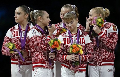 Hình ảnh đời thường nhí nhảnh của các nữ VĐV Nga