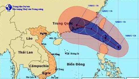 Quảng Ninh đến Quảng Ngãi chịu ảnh hưởng trực tiếp bão Kai-Tak