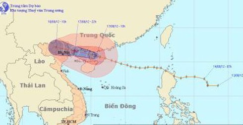Bão số 5 mạnh hơn dự báo, gây đổ cây ở Hà Nội