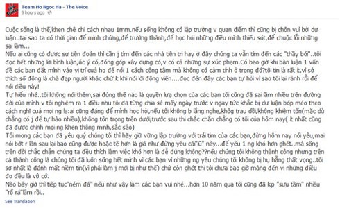 Hồ Ngọc Hà: 'Thích thì cứ ném đá'