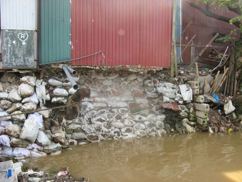 Hà Nội: Nơm nớp vì “hà bá” nuốt nhà