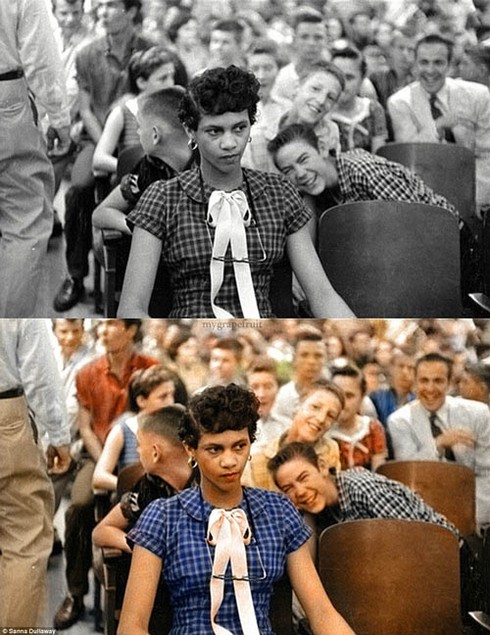 Biến ảnh đen trắng nổi tiếng thành ảnh màu