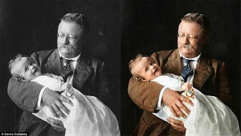 Biến ảnh đen trắng nổi tiếng thành ảnh màu