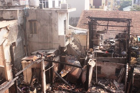 Sẽ xây dựng công trình công cộng tại khu tập thể bị cháy