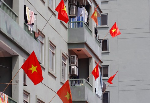 Hình ảnh Hà Nội rực rỡ cờ hoa chào Quốc Khánh