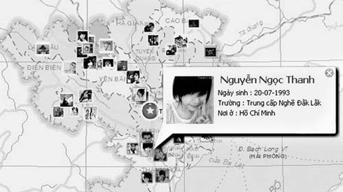 Những trái tim kết nối đến Trường Sa