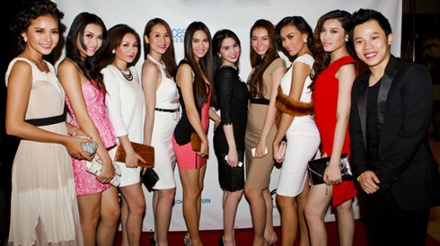 `Nữ hoàng nội y` Ngọc Trinh diện đầm đen dự tiệc ở Mỹ