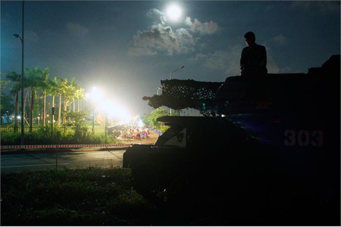 Pháo tự hành, tên lửa trực chiến bảo vệ Hà Nội dịp nghỉ lễ