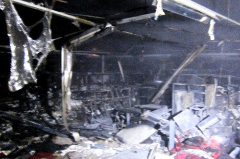 Cháy lớn tại công ty may mặc ở TP.HCM