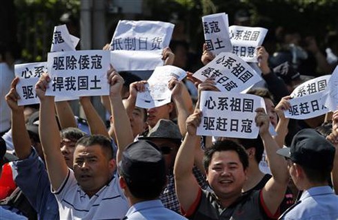 Trung Quốc “vật vã” đối phó với biểu tình chống Nhật