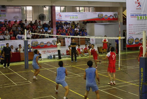 Giải bóng chuyền sinh viên toàn quốc Toyota 2012 chính thức khai màn
