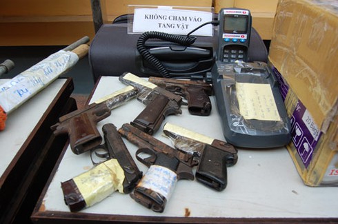 Cận cảnh 'kho' vũ khí bị tổ công tác 141 thu giữ