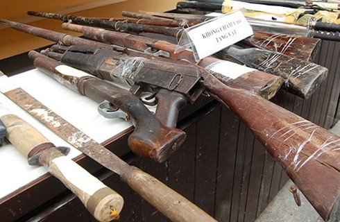 Cận cảnh 'kho' vũ khí bị tổ công tác 141 thu giữ