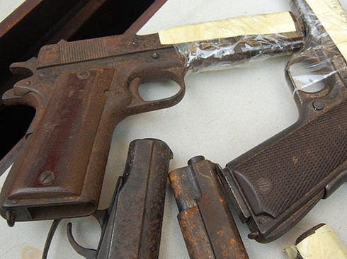 Cận cảnh 'kho' vũ khí bị tổ công tác 141 thu giữ