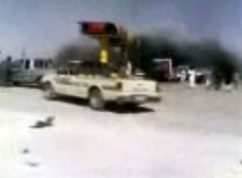 MiG-23 không kích trạm xăng, 54 người chết cháy