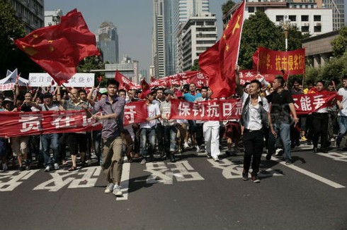 Trung Quốc dùng biểu tình để “thử” Mỹ?