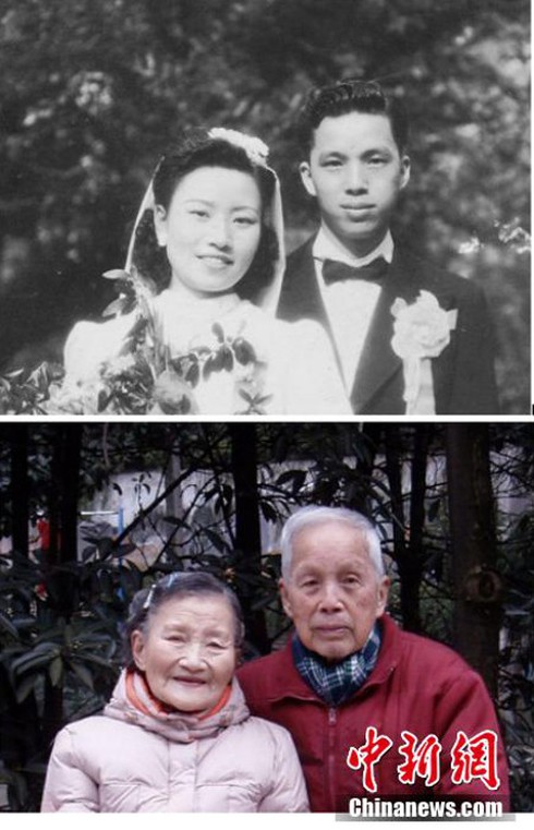 Cảm động đôi vợ chồng già chụp lại ảnh cưới sau 70 năm ở cùng địa điểm - ảnh 7