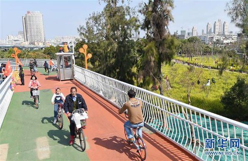 Tận mục sở thị cầu dành cho xe đạp dài nhất thế giới - ảnh 5