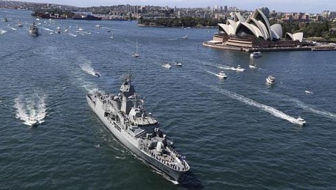 Chiến hạm thế giới tụ hội tại cảng Sydney - ảnh 1