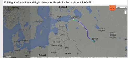 Cách đây vài tiếng, máy bay riêng của ông Putin hạ cánh ở St. Petersburg - ảnh 2