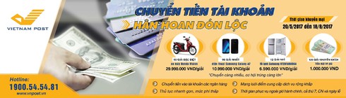 Hân hoan đón lộc cùng dịch vụ chuyển tiền tài khoản của Bưu điện Việt Nam - ảnh 1