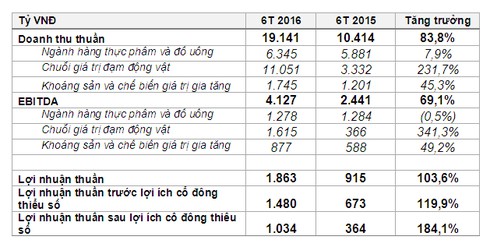 Masan Group nâng kế hoạch lợi nhuận năm 2016 lên gần 2.400 tỷ đồng - ảnh 1