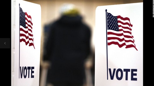 Ảnh: Nước Mỹ ngày bầu cử Tổng thống - ảnh 3