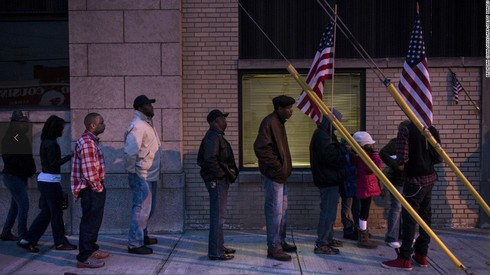 Ảnh: Nước Mỹ ngày bầu cử Tổng thống - ảnh 4