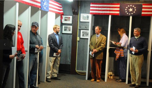 Ảnh: Nước Mỹ ngày bầu cử Tổng thống - ảnh 6