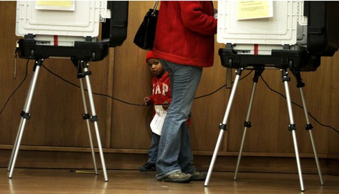 Ảnh: Nước Mỹ ngày bầu cử Tổng thống - ảnh 8