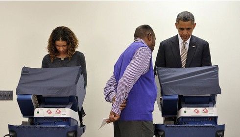 Ảnh: Nước Mỹ ngày bầu cử Tổng thống - ảnh 10